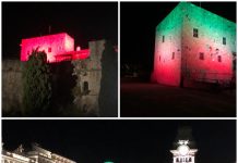 San Giusto’s Tower Lights up for Christmas