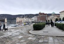 Triestini Take Advantage of Short Break in Rain