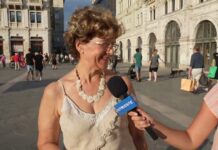 Scorched in Trieste: Locals Endure Heatwave Under Red Alert