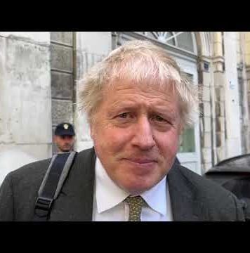 Boris Johnson, in Trieste, Balances Dark Warnings With Diplomatic Cheer
